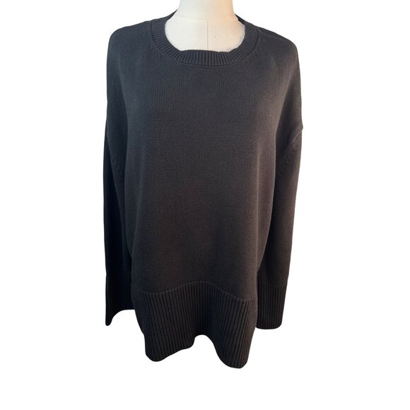 GAP Large Tall Black Cotton Sweater - Picture 1 of 11